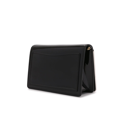 Shop Dolce & Gabbana Leather 90s Sicily Clutch Bag In Black