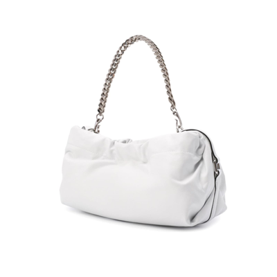 Shop Alexander Mcqueen Bundle Shoulder Bag In White
