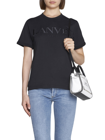 Shop Lanvin T-shirt In Black