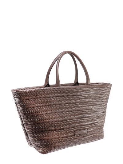 Shop Brunello Cucinelli Handbag In Brown