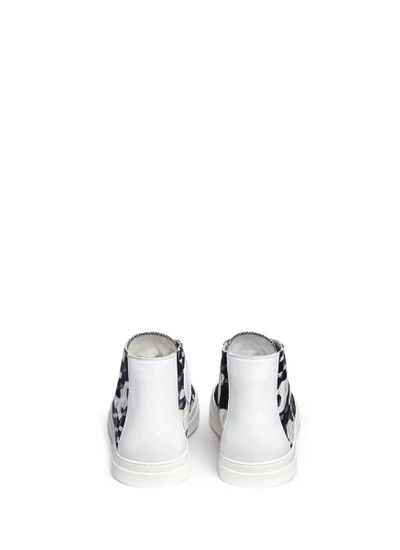 Shop Pierre Hardy 'frisco' Camocube Print High Top Sneakers