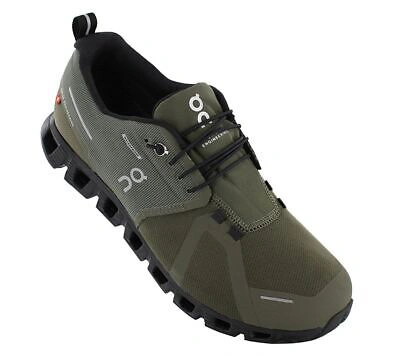 Pre-owned On Running Cloud 5 Wp Waterproof Olive-black 59.98840 Herren Schuhe Laufschuhe