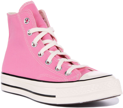 Pre-owned Converse 172678c Chuck 70s Unisex Hohe Turnschuhe In Rosa Uk Grösse 3 - 7