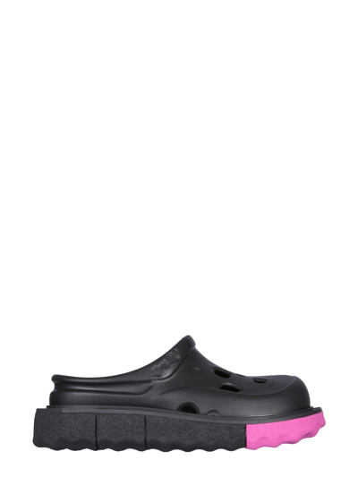 off white sponge sole meteor rubber slides