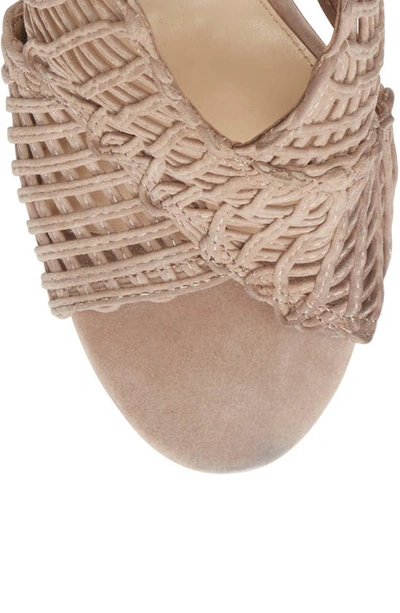 Shop Vince Camuto Armenta Sandal In Wild Mushroom Suede