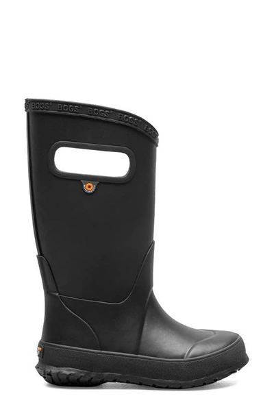 Shop Bogs Plush Insulated Waterproof Rain Boot In Black