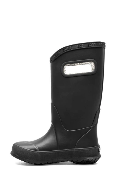 Bogs Plush Insulated Waterproof Rain Boot In Black