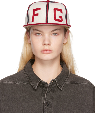 Shop Essentials Off-white New Era Edition 'fg' Strapback Cap In Cream