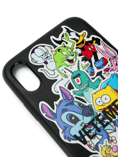 Shop Vetements Cartoon Iphone Xs Max Case In Black