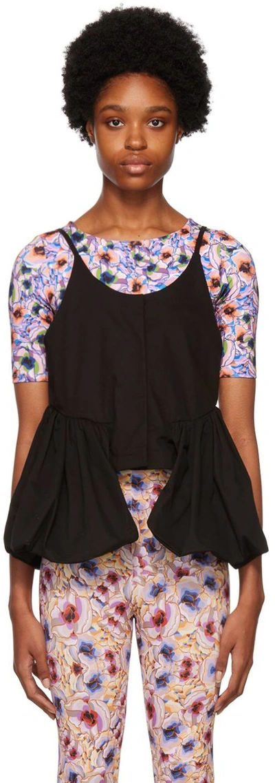 Kika Vargas Black Mirka Camisole In Black