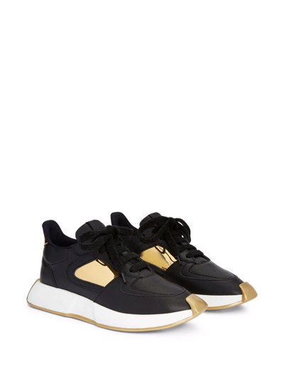Giuseppe Zanotti Ferox Lace-up Sneakers In Black