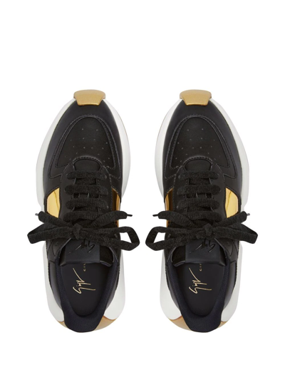 Giuseppe Zanotti Ferox Lace-up Sneakers In Black