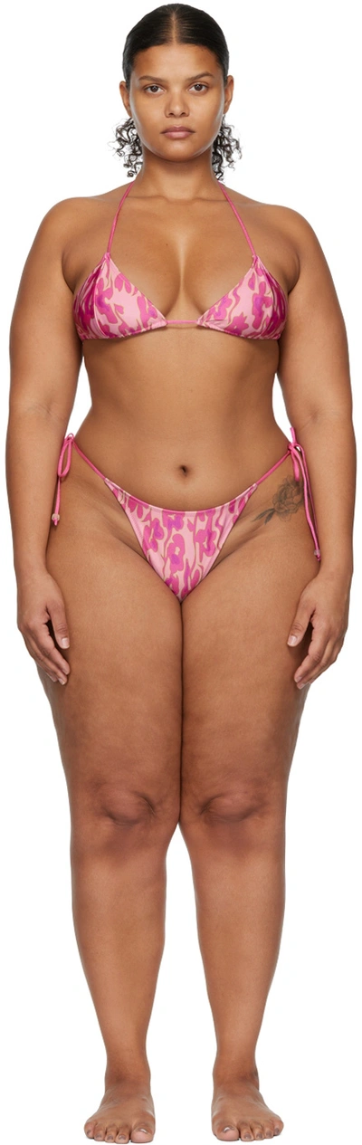 Dos Swim Ssense Exclusive Pink Ari & Mila Bikini In Samba | ModeSens