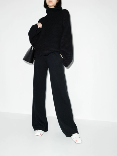 Shop Arch4 Florence Cashmere Track Pants In Black