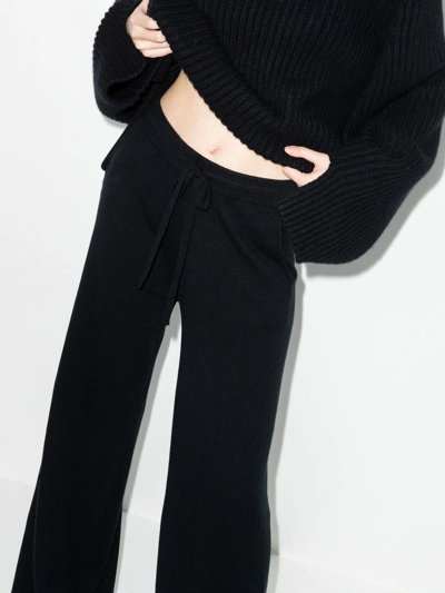 Shop Arch4 Florence Cashmere Track Pants In Black