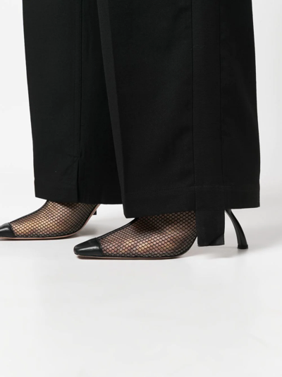 Stella Mccartney Straight-leg Cargo-pocket Trousers In Black