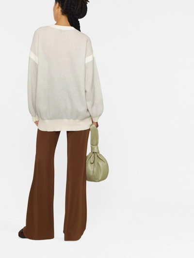 Shop Missoni Drop-shoulder Oversized Jumper In Neutrals