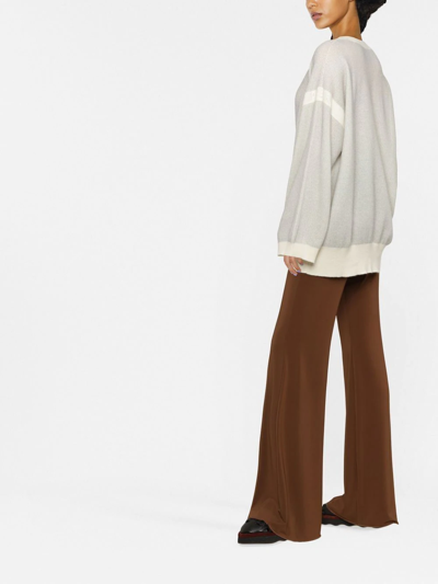 Shop Missoni Drop-shoulder Oversized Jumper In Neutrals