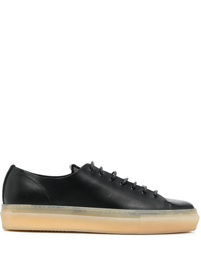 Shop Buttero Lace-up Low-top Sneakers In Black
