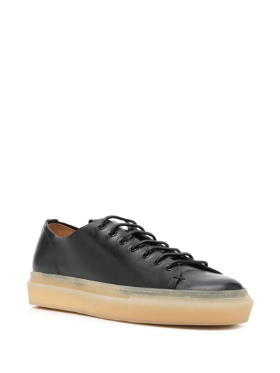 Shop Buttero Lace-up Low-top Sneakers In Black