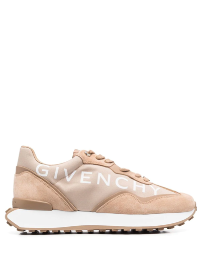 Shop Givenchy Giv Runner Sneakers In Brown