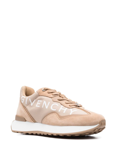 Shop Givenchy Giv Runner Sneakers In Brown