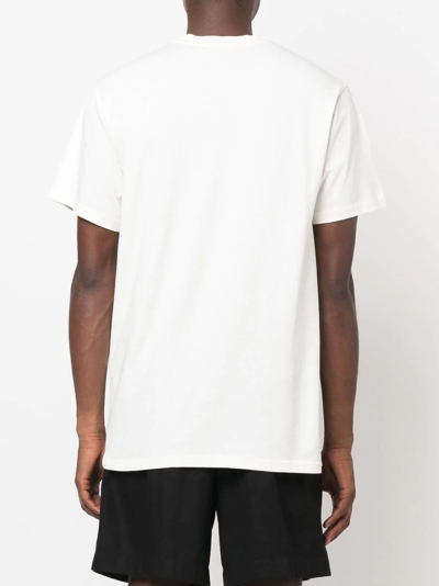 Shop 424 Logo-print T-shirt In White