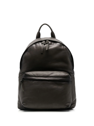 Shop Officine Creative Zip-around Leather Backpack In Green