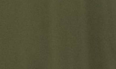 By Design Marissa Collared Poly Silk Tunic In Rifle Green
