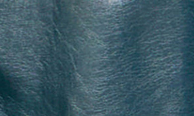 Grey Lab Shiny Faux Leather Shorts In Jade