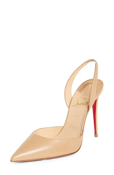 Louis Vuitton, Shoes, Nude Louboutin 0mm Red Bottom Pumps