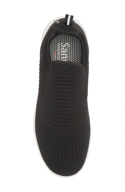 Shop Sanita Trident Knit Sneaker In 002 Black