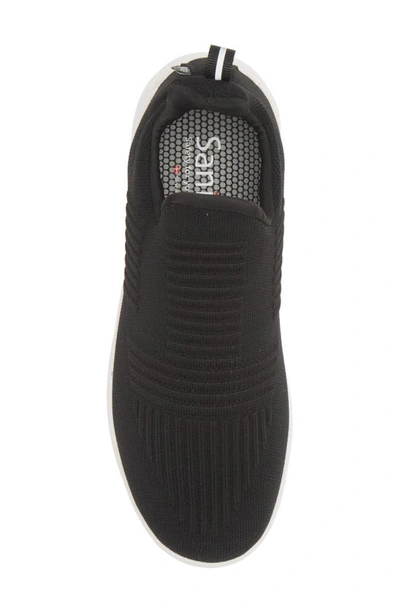 Sanita Trident Knit Sneaker In 002 Black