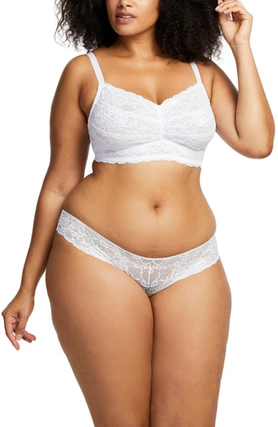 Montelle Intimates Lace Bralette In Simply White