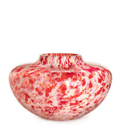 Shop Stories Of Italy Murano Glass Olla Vase (18cm) In Multi