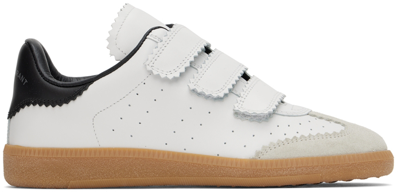 Shop Isabel Marant White Beth Sneakers In 20wh White