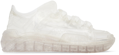 Shop Gcds Transparent Skate Sneakers In 01 White