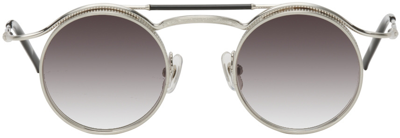 Shop Matsuda Silver 2903h Sunglasses In Bs Brshsilv