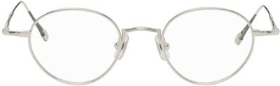 Shop Matsuda Silver 10189h Glasses In Palladium White