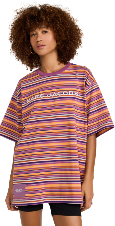 Shop Marc Jacobs The Big T-shirt In Purple Multi