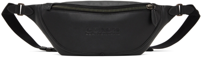 Shop Coach Black League Belt Bag In Ji/black
