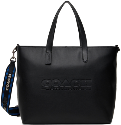 Shop Coach Black Leather League Tote