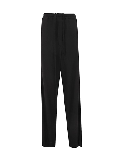 Shop Ann Demeulemeester Selah Drawstring Comfort Pants In Black