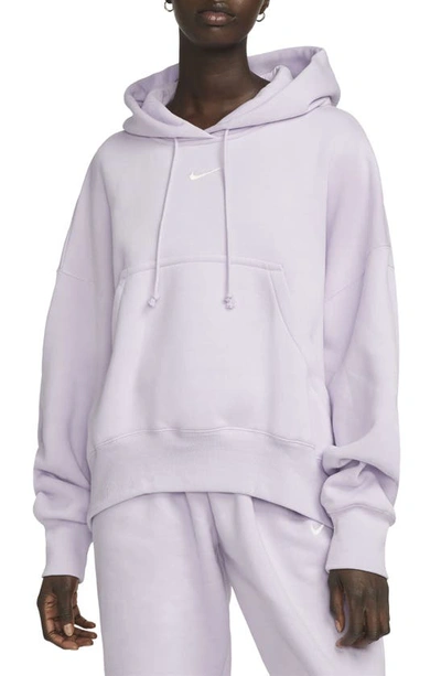 Shop Nike Sportswear Phoenix Fleece Pullover Hoodie In Doll/ Sail