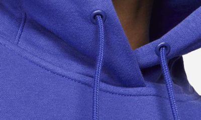 Shop Nike Sportswear Phoenix Fleece Pullover Hoodie In Lapis/ Sail