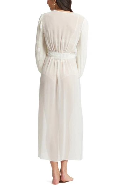 Shop Rya Collection True Love Long Robe In Ivory