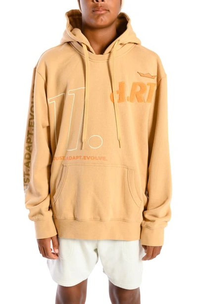 Shop D.rt Pullover Hoodie In Camel
