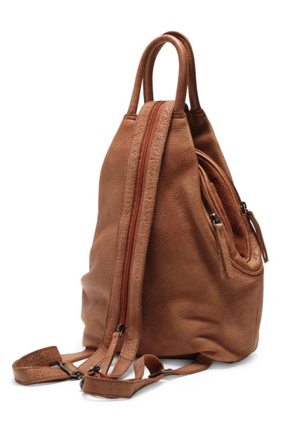 Free People We The Free Soho Convertible Leather Backpack In Distressed Brown