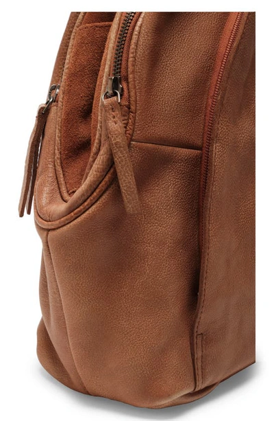 Free People We The Free Soho Convertible Leather Backpack In Distressed Brown