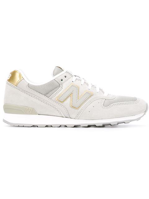 new balance 996 suede and mesh sneakers